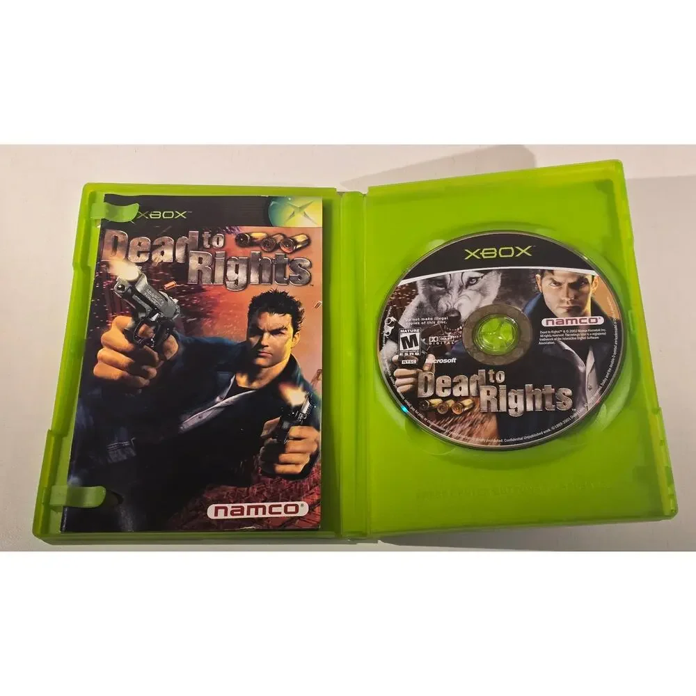 Dead to Rights I & Dead to Rights II Original Xbox Game Lot CIB Complete
